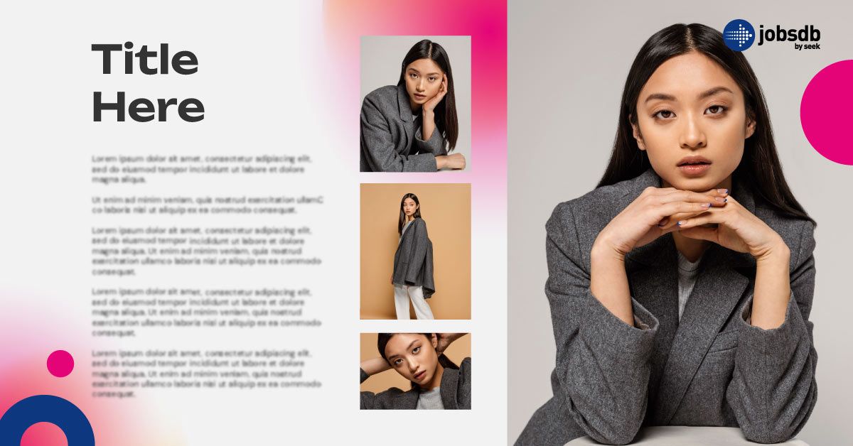 ตัวอย่าง Portfolio ของสายงานคอนเทนต์