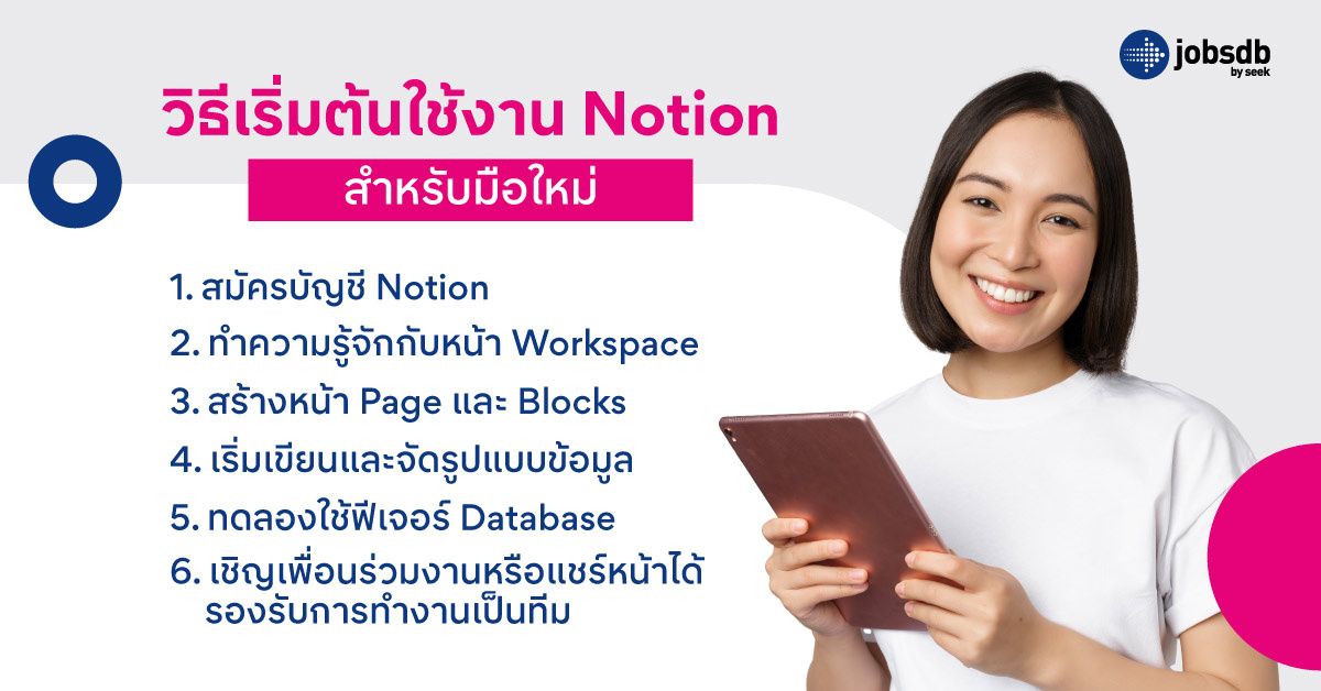 วิธีเริ่มต้นใช้งาน Notion สำหรับมือใหม่