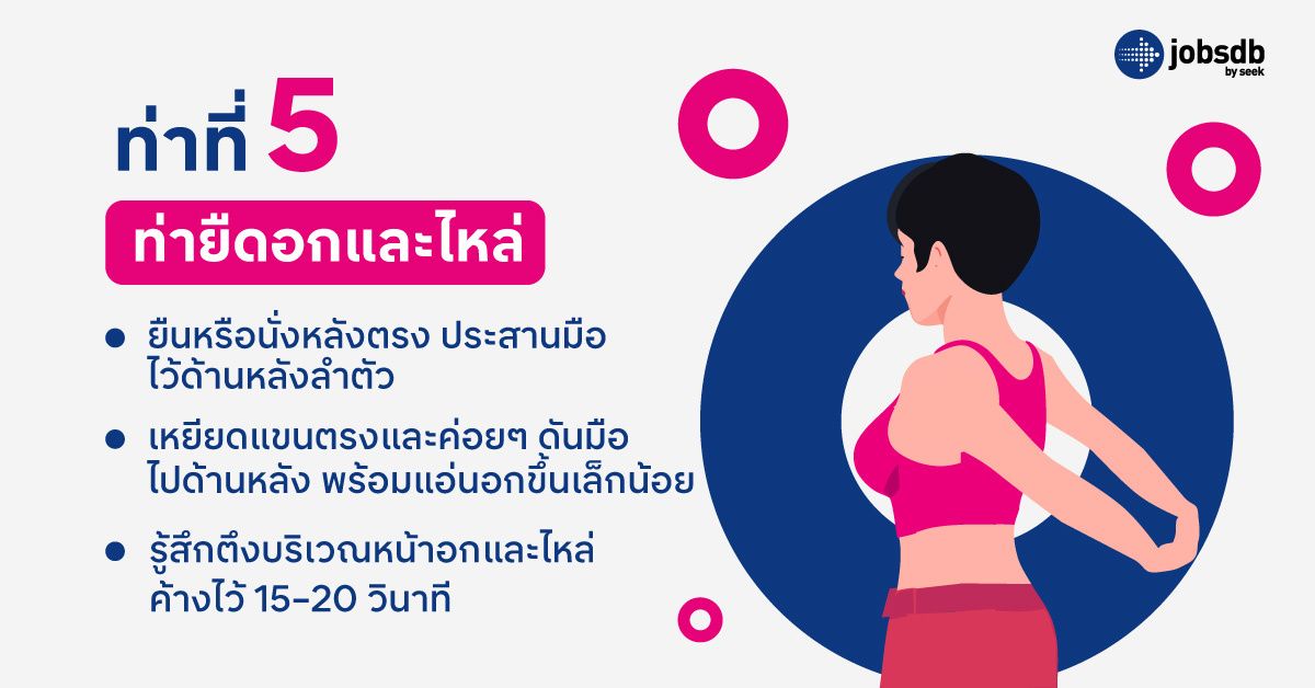 ท่ายืดอกและไหล่