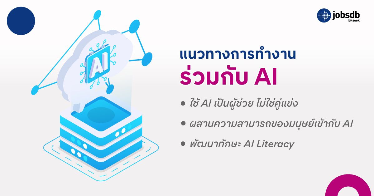 แนวทางการทำงานร่วมกับ AI