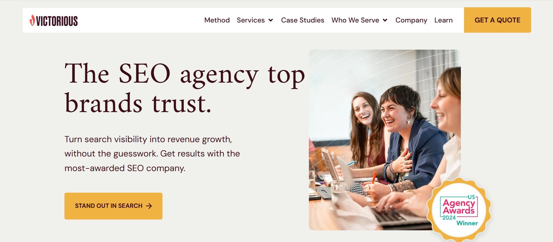 Ilustrasi contoh portofolio SEO.