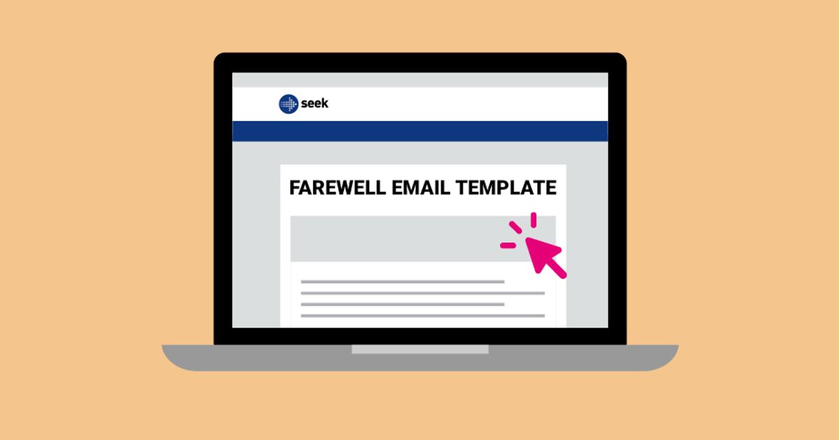 Farewell email templates - SEEK