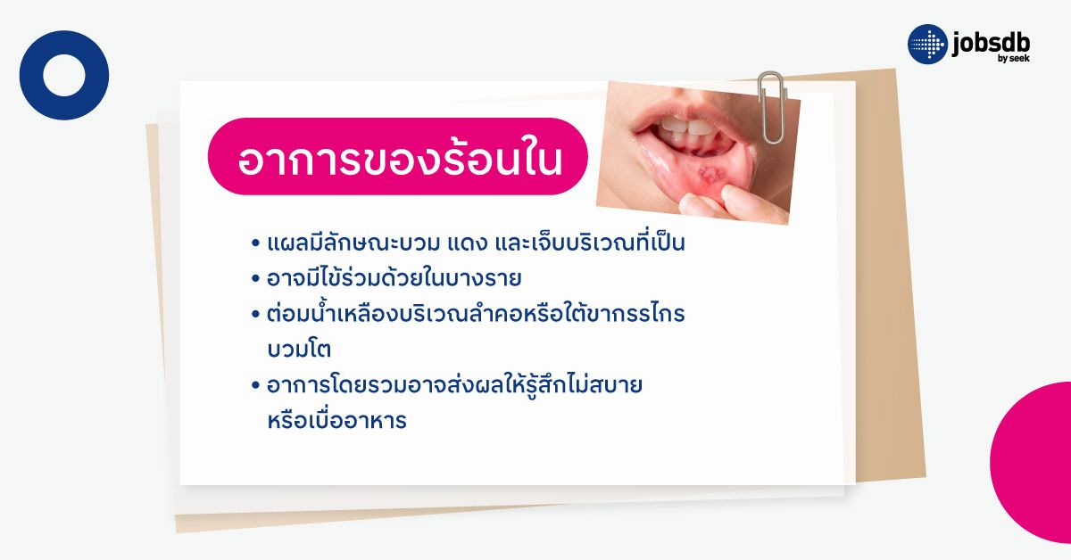 ร้อนใน อาการ