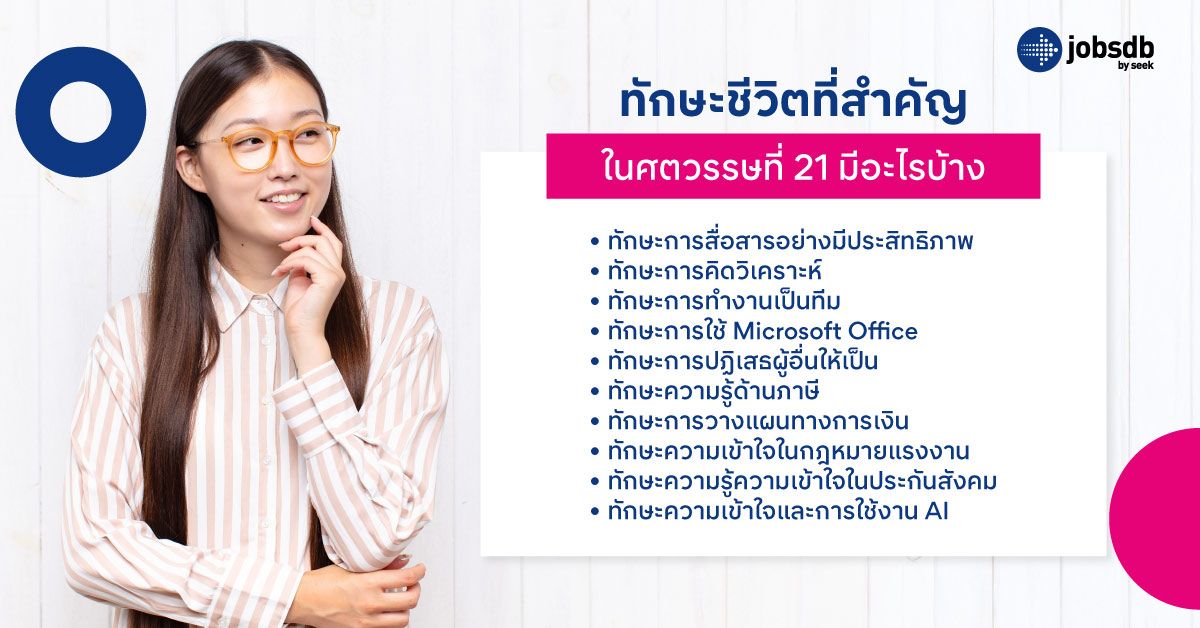 ทักษะชีวิตที่สำคัญในศตวรรษที่ 21 มีอะไรบ้าง
