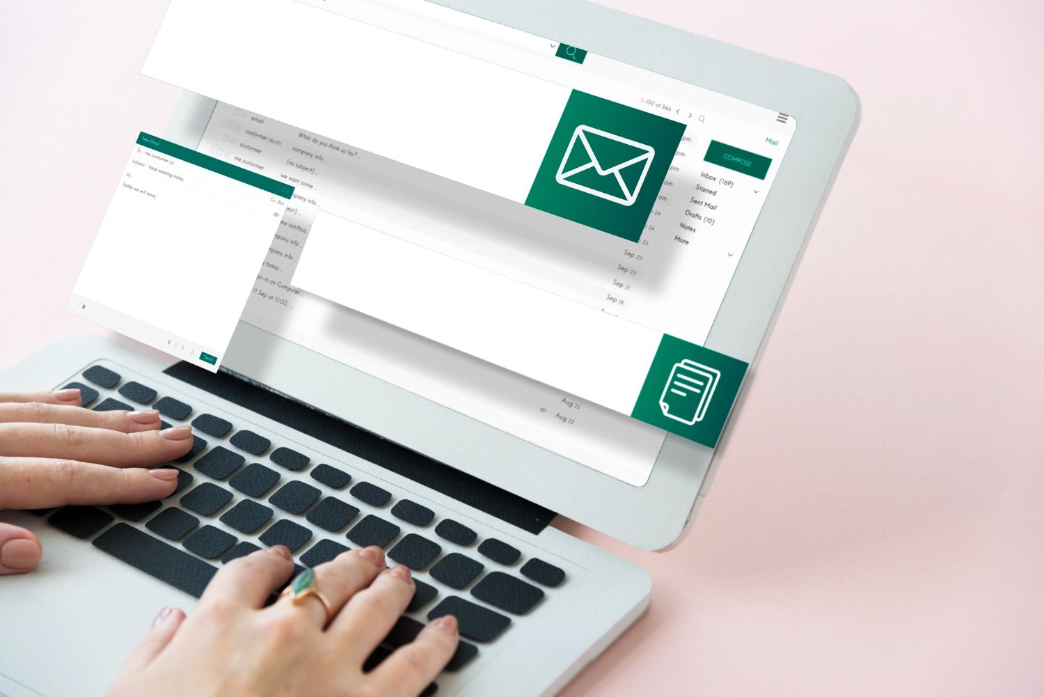Ilustrasi email tidak masuk kerja. (Image by rawpixel on Freepik)
