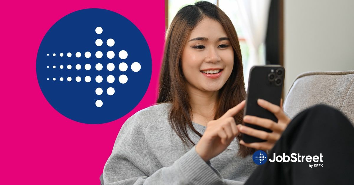 Woman using her phone