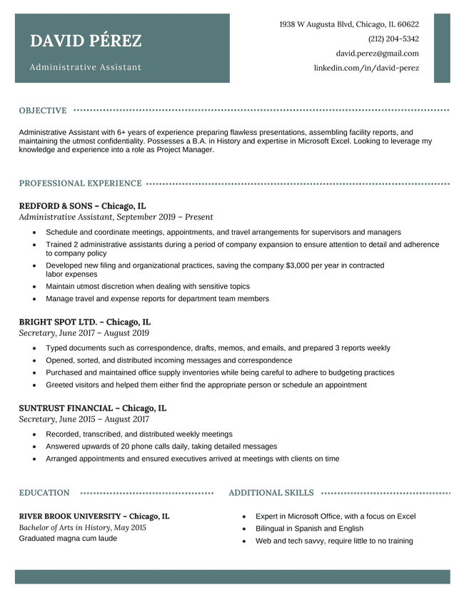 professional resume